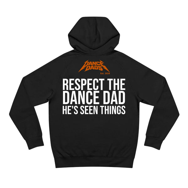 Black Dance Dads hoodie with 